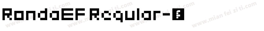 RondaEF Regular字体转换
